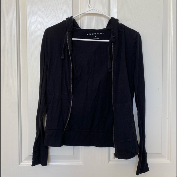 black zip up jacket - Picture 1 of 2